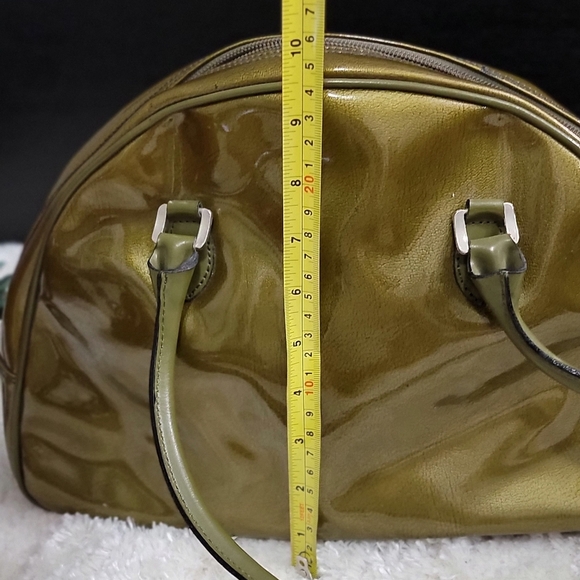 Two Browns Italy Patent Shoulder Bag - Picture 11 of 16